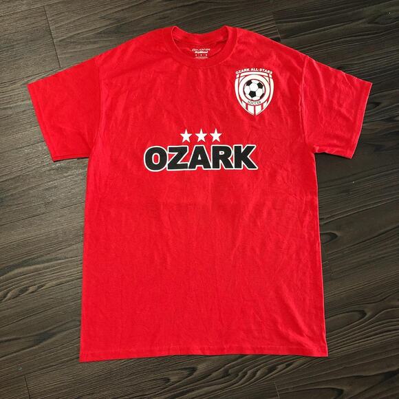 Gildan Other - Men’s Red Ozark All-Stars Soccer Graphic Tee